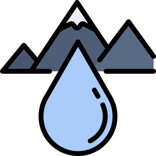 Mineral water Generic Detailed Outline icon