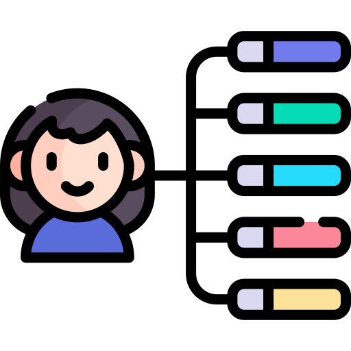 capacità Kawaii Lineal color icona
