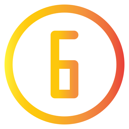 sechs Generic Gradient icon
