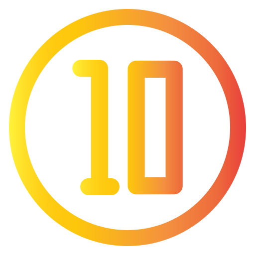 tien Generic Gradient icoon