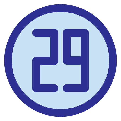 二十九 Generic Blue icon
