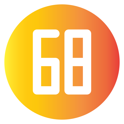 68 Generic Flat Gradient Icône