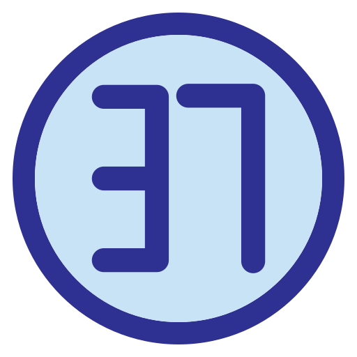 siebenunddreißig Generic Blue icon