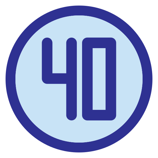 Forty Generic Blue icon