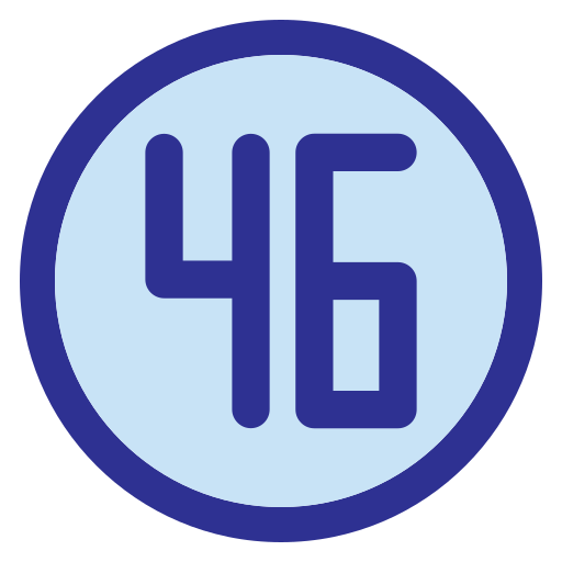 Сорок шесть Generic Blue иконка