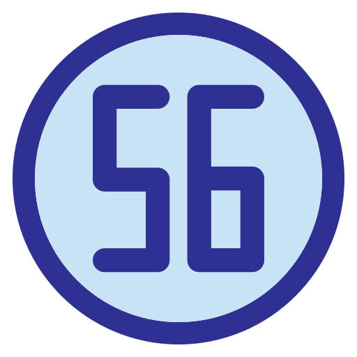Пятьдесят шесть Generic Blue иконка