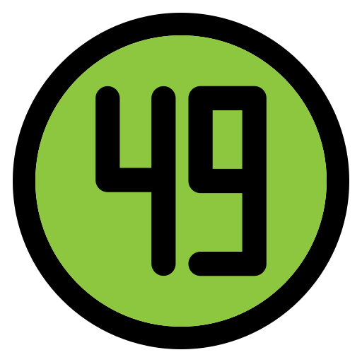 Forty nine Generic Outline Color icon