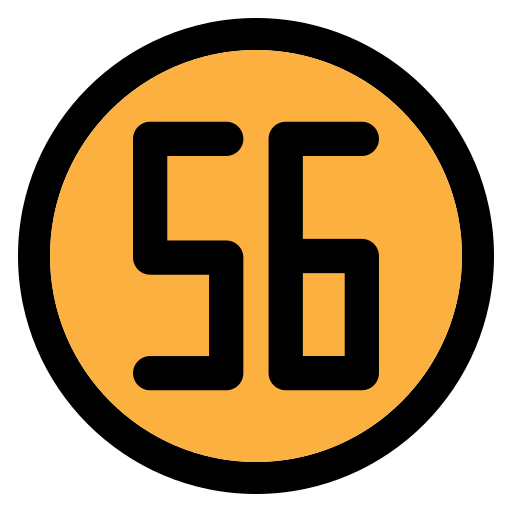 Fifty six Generic Outline Color icon
