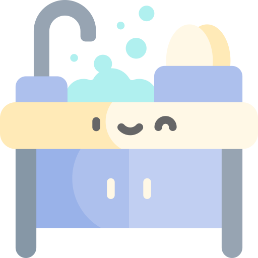 Sink Kawaii Flat icon