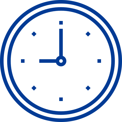 Clock Detailed bright Lineal icon