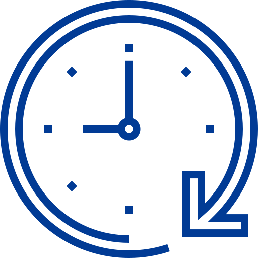 Clock Detailed bright Lineal icon