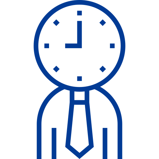 Clock Detailed bright Lineal icon