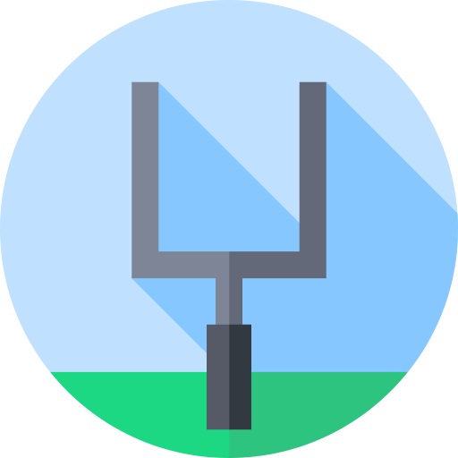 Goal Flat Circular Flat icon