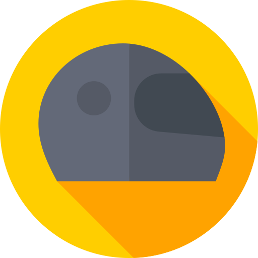 helm Flat Circular Flat icoon