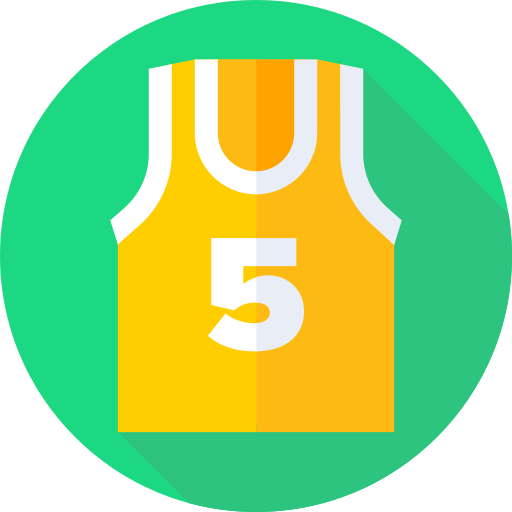 baloncesto Flat Circular Flat icono