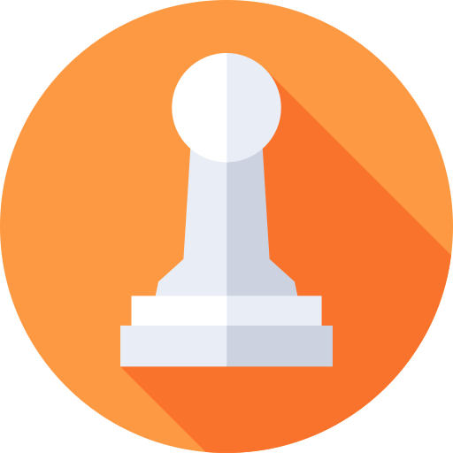 체스 Flat Circular Flat icon