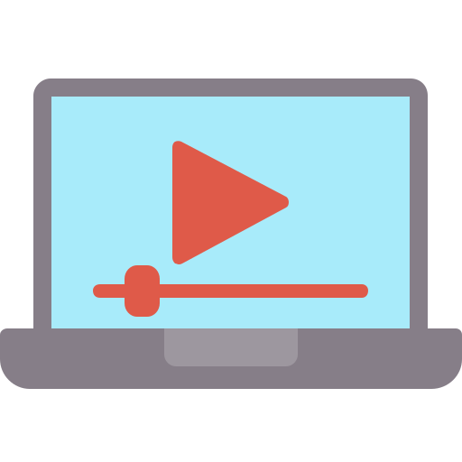 reproductor de video Generic Flat icono