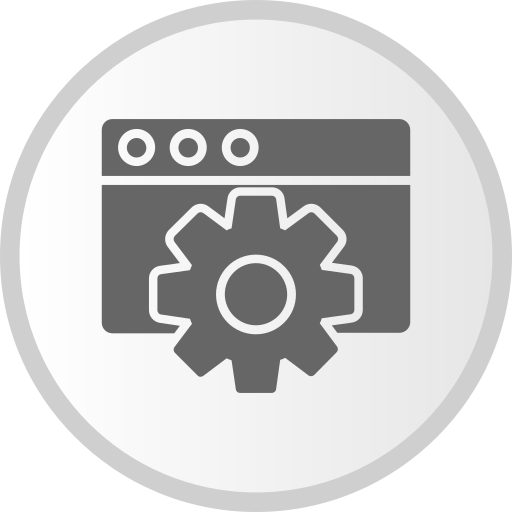 web-instellingen Generic Grey icoon