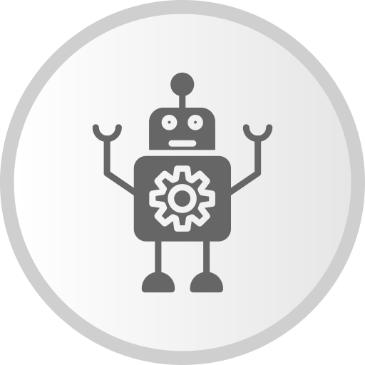 robot Generic Grey ikona