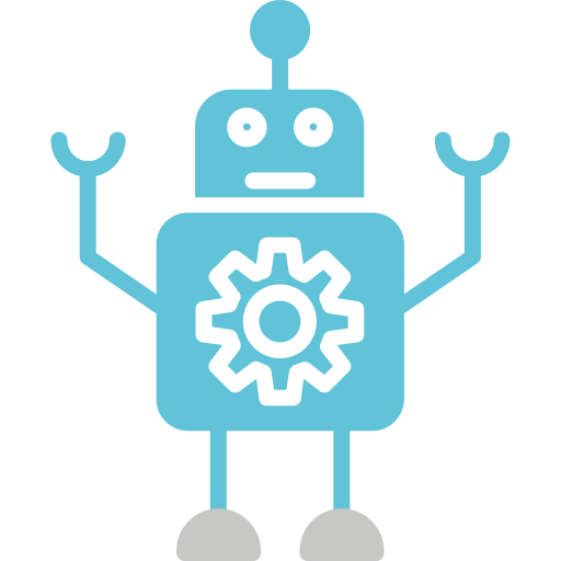 robot Generic Blue Icône