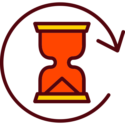 Sand clock Generic Outline Color icon