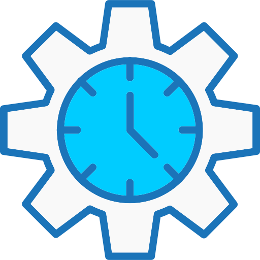 zeiteinteilung Generic Blue icon