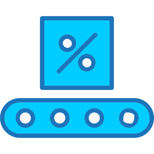 컨베이어 시스템 Generic Blue icon