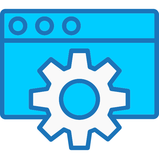 웹 설정 Generic Blue icon