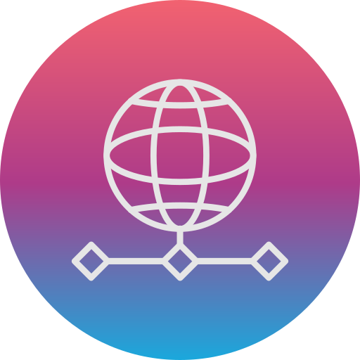 World grid Generic Flat Gradient icon