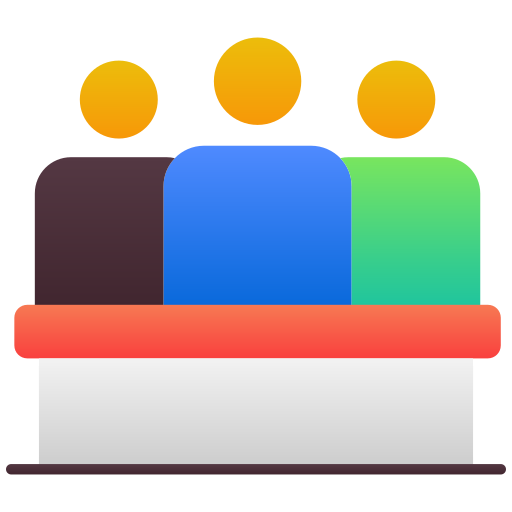 Team Generic Flat Gradient icon