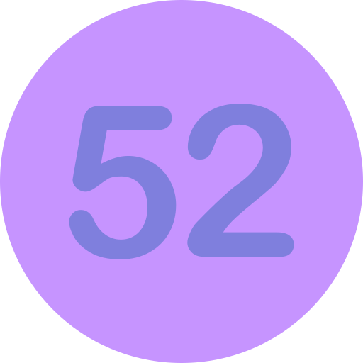 cincuenta y dos Generic Flat icono