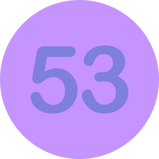 cinquantatre Generic Flat icona