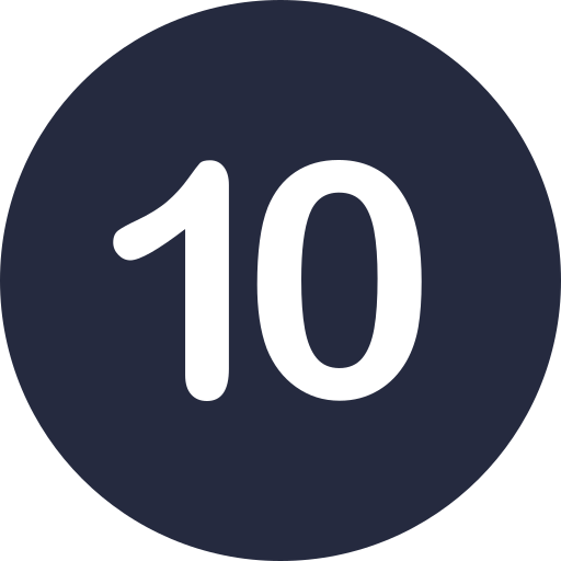 diez Generic Glyph icono