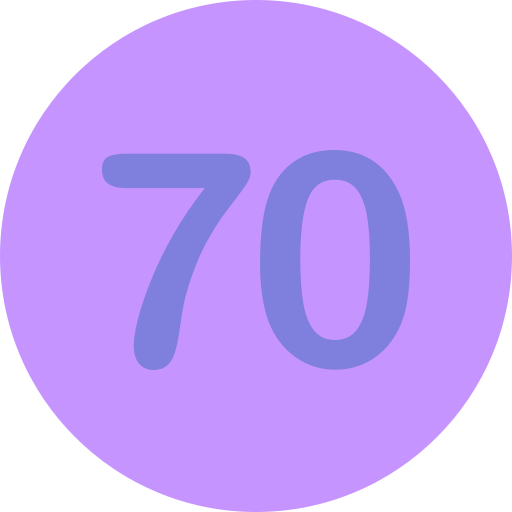 Seventy Generic Flat icon