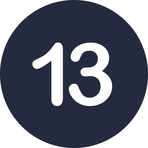Thirteen Generic Glyph icon