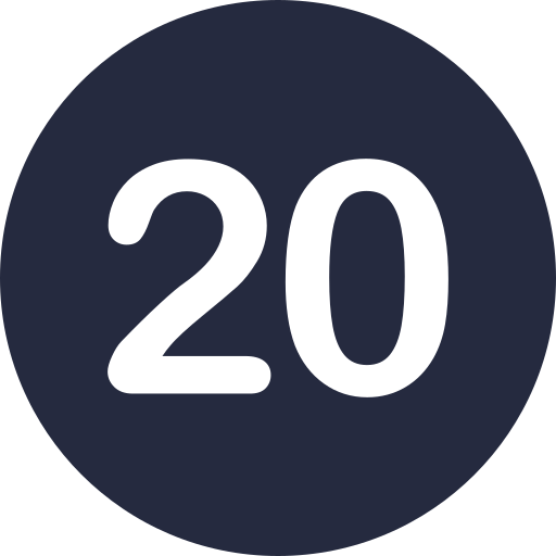 Twenty Generic Glyph icon