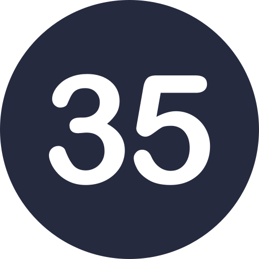 Thirty five Generic Glyph icon