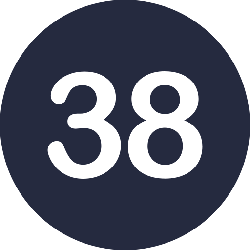 Thirty eight Generic Glyph icon
