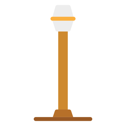 straatlamp Generic Flat icoon