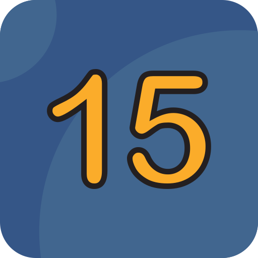 nummer 15 Generic Outline Color icon