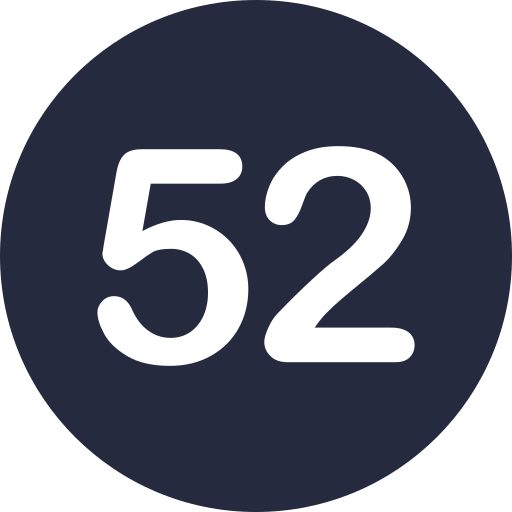 Fifty two Generic Glyph icon