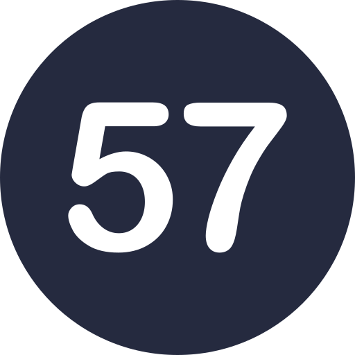 Fifty seven Generic Glyph icon