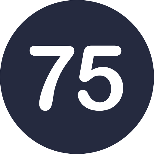 75 Generic Glyph Ícone