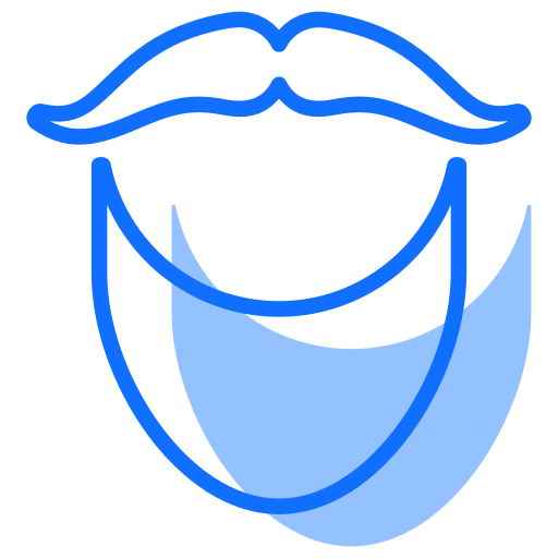 barba Generic Blue icono