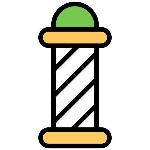 Barber Generic Outline Color icon