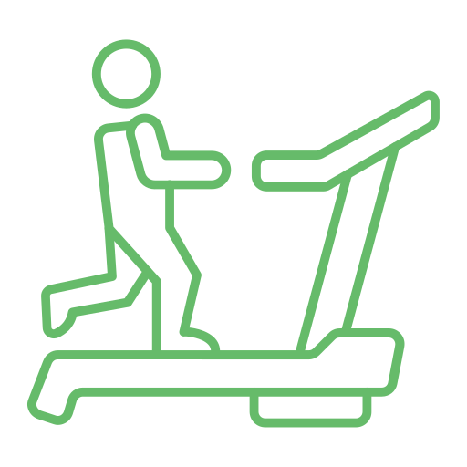 Treadmill Generic Simple Colors icon