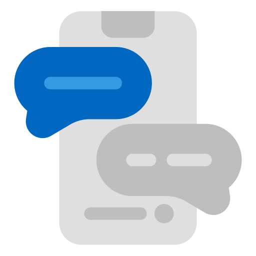 mobiler chat Generic Flat icon
