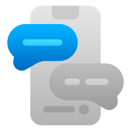 Mobile Chat Generic Flat Gradient icon