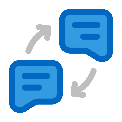 Reply message Generic Outline Color icon