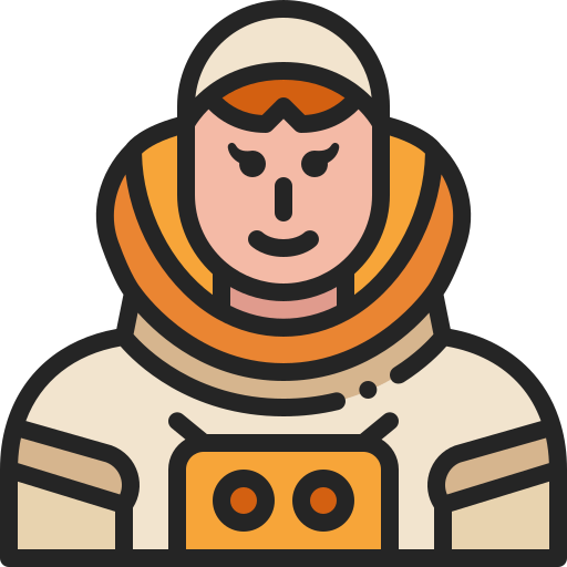 cosmonauta Generic Outline Color icono